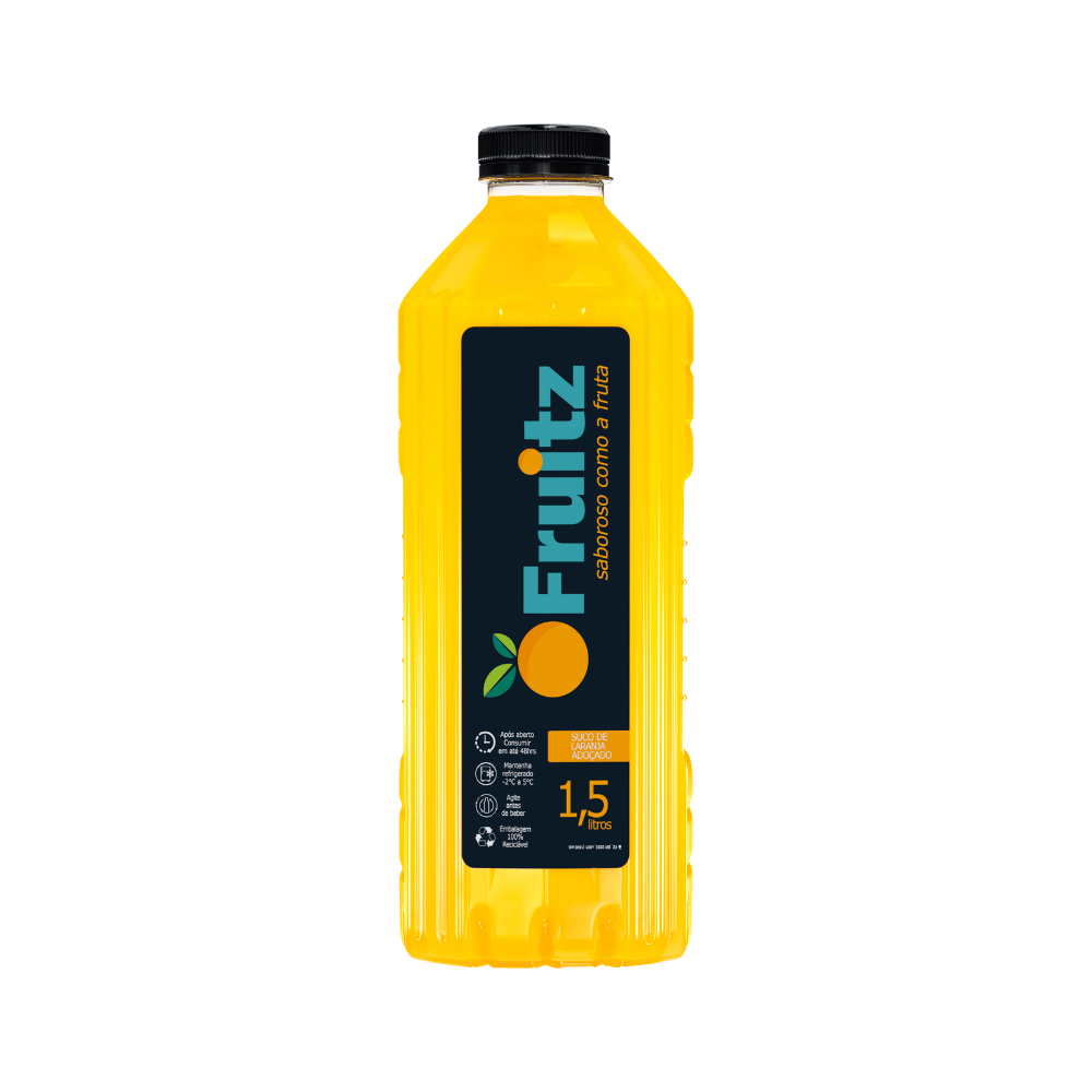 FRUITZ SUCO DE LARANJA ADOÇADO 1,5 LITRO