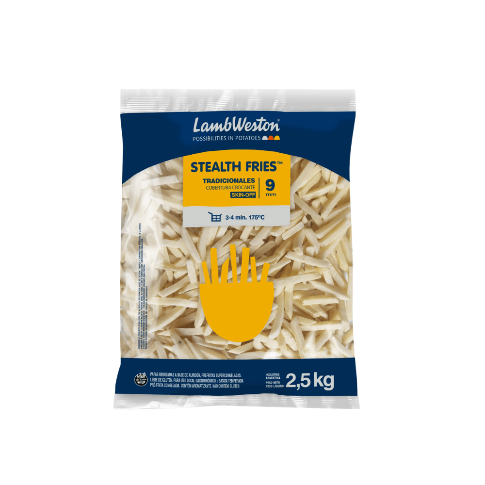STEALTH FRIES EXTRA CROCANTE TRADICIONAL 9MM - 2,5KG