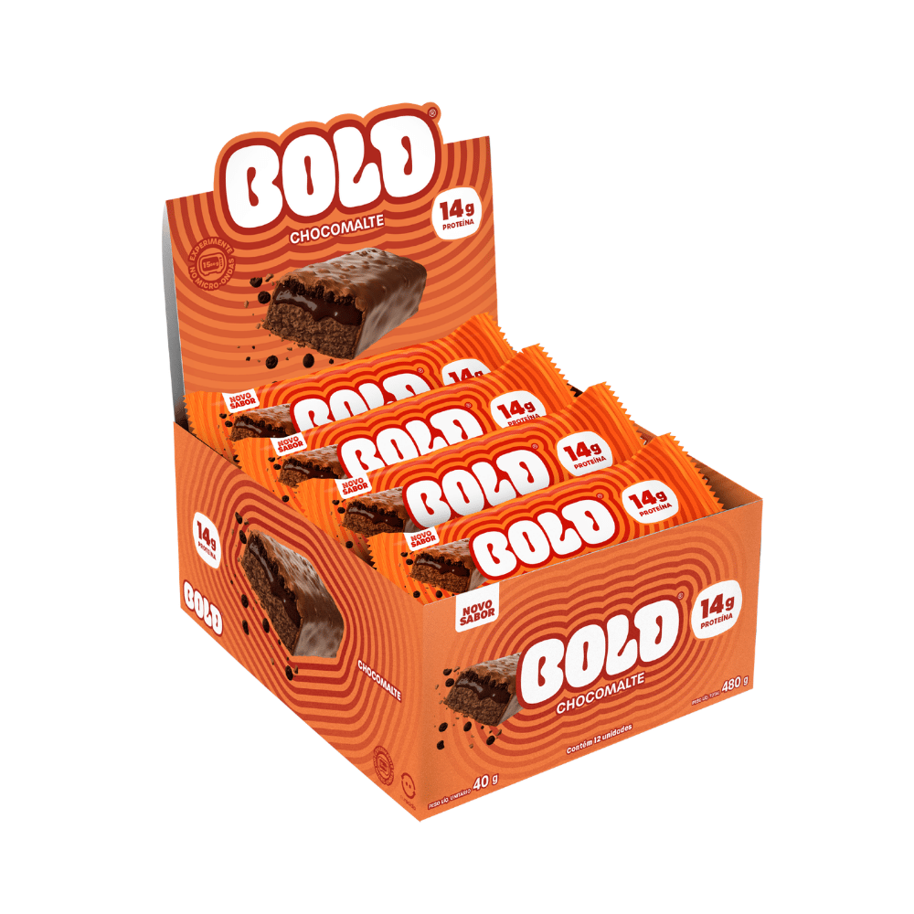 BARRA DE PROTEINA BOLD CHOCOMALTE 40G