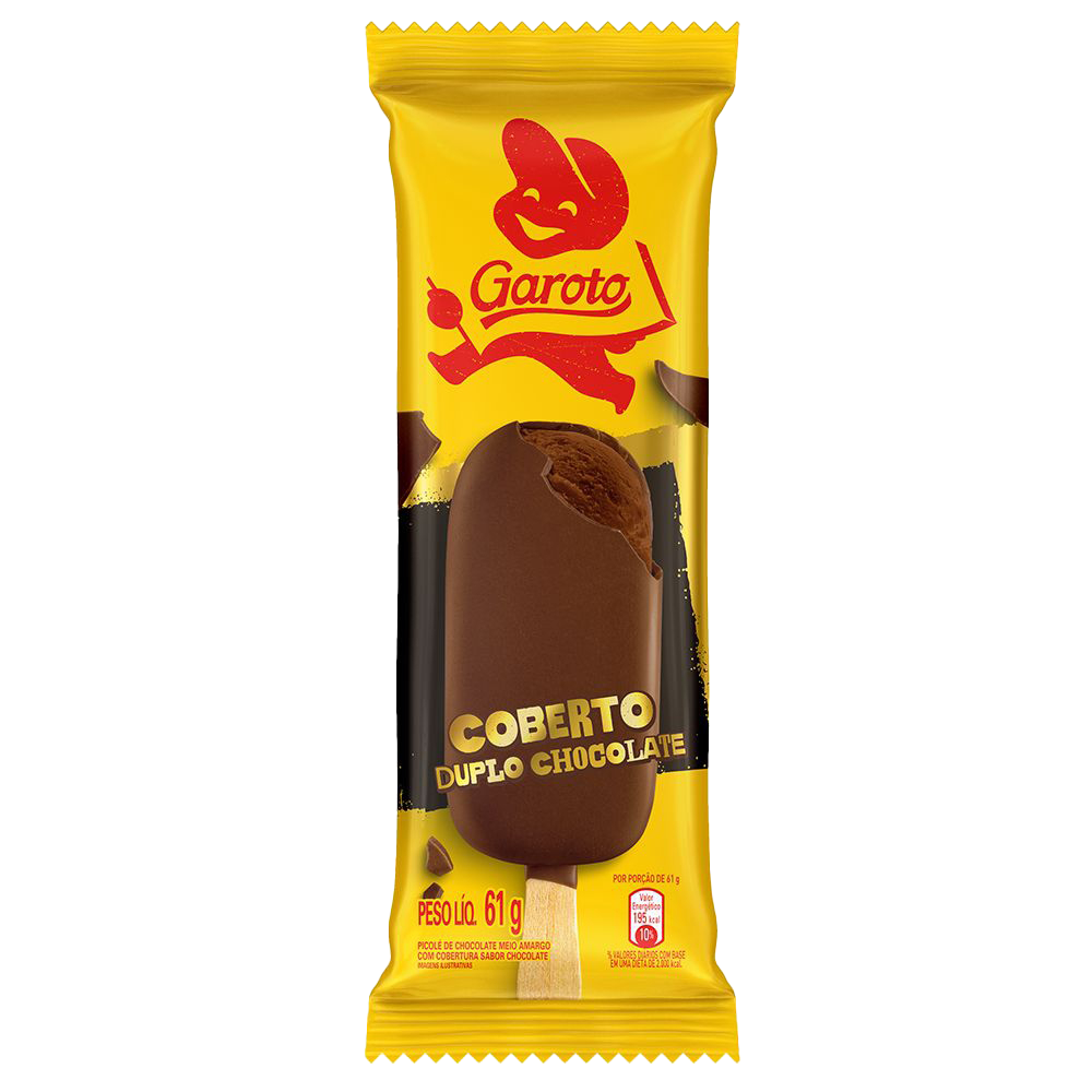 *PICOLE GAROTO COBERTO DUPLO 61G