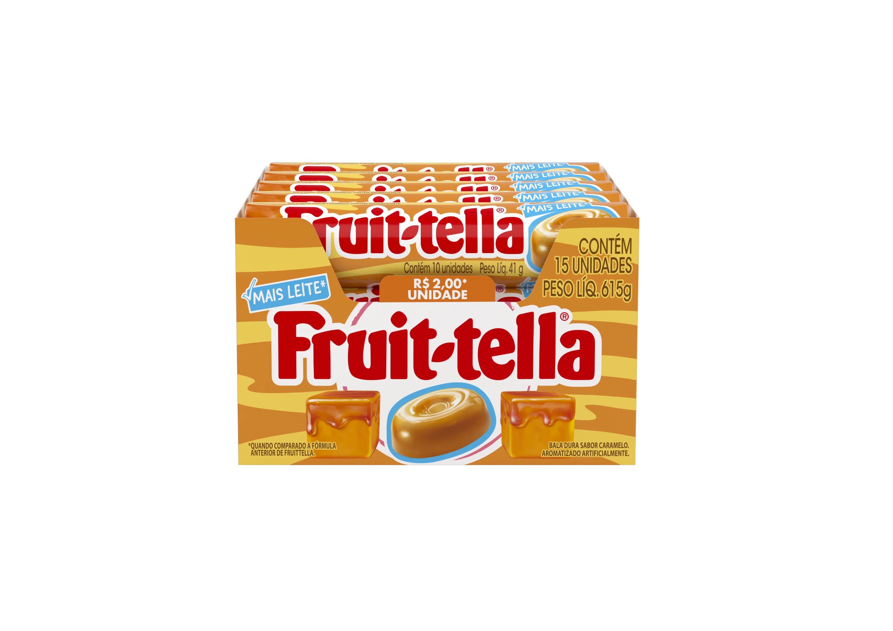 FRUITTELLA COM LEITE CONDENSADO DISPLAY 15X41G 615G