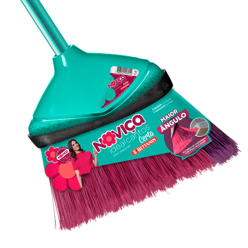 VASSOURA NOVIÇA IDEAL CANTOS CERTA
