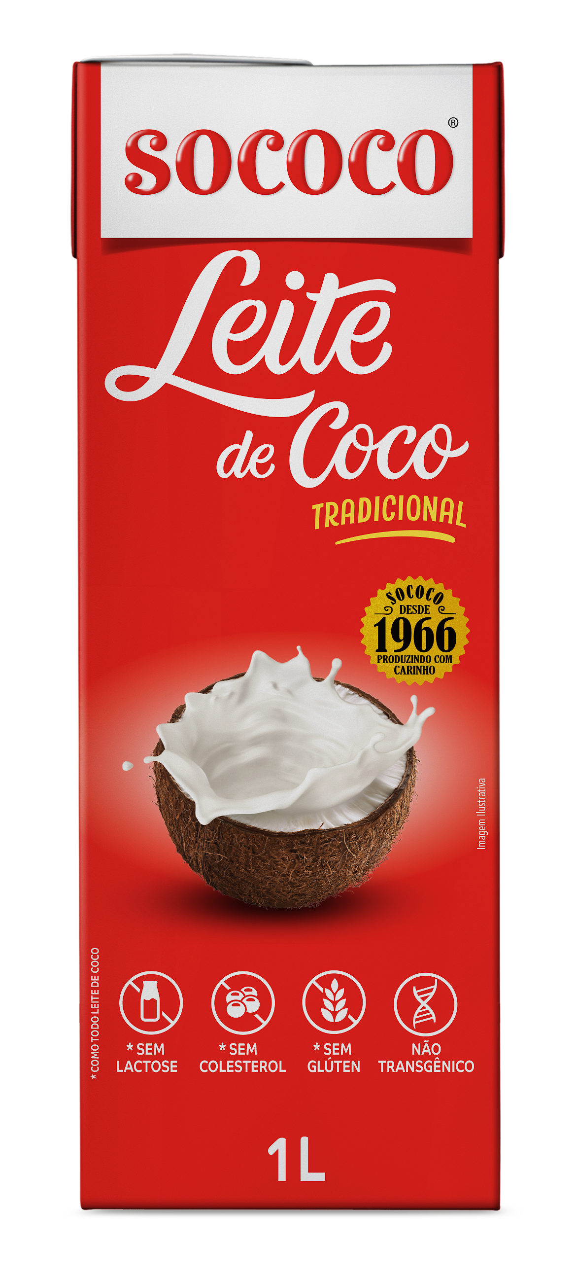 LEITE DE COCO SOCOCO TRADICIONAL 1L