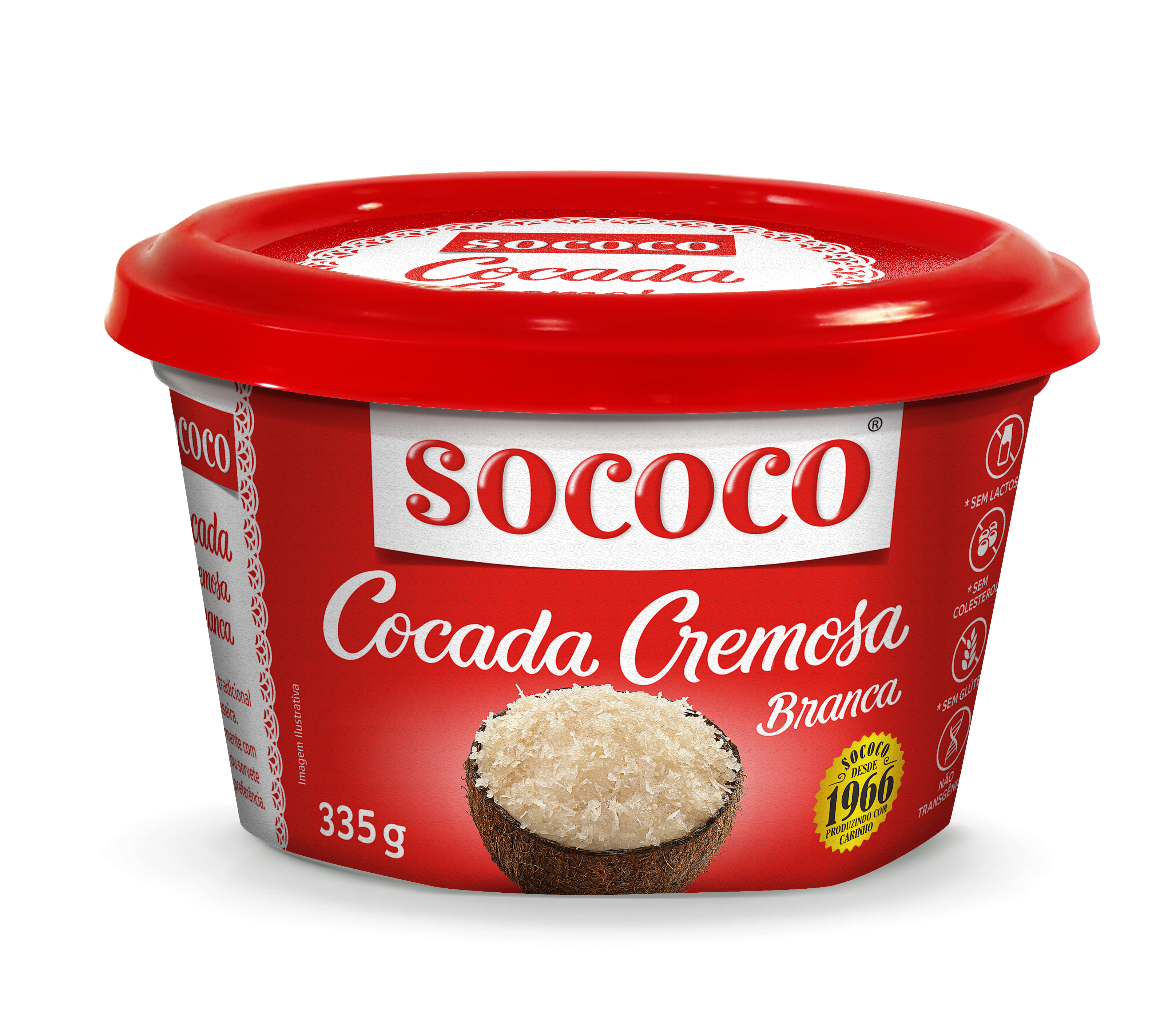 DOCE DE COCO SOCOCO BRANCO 335G