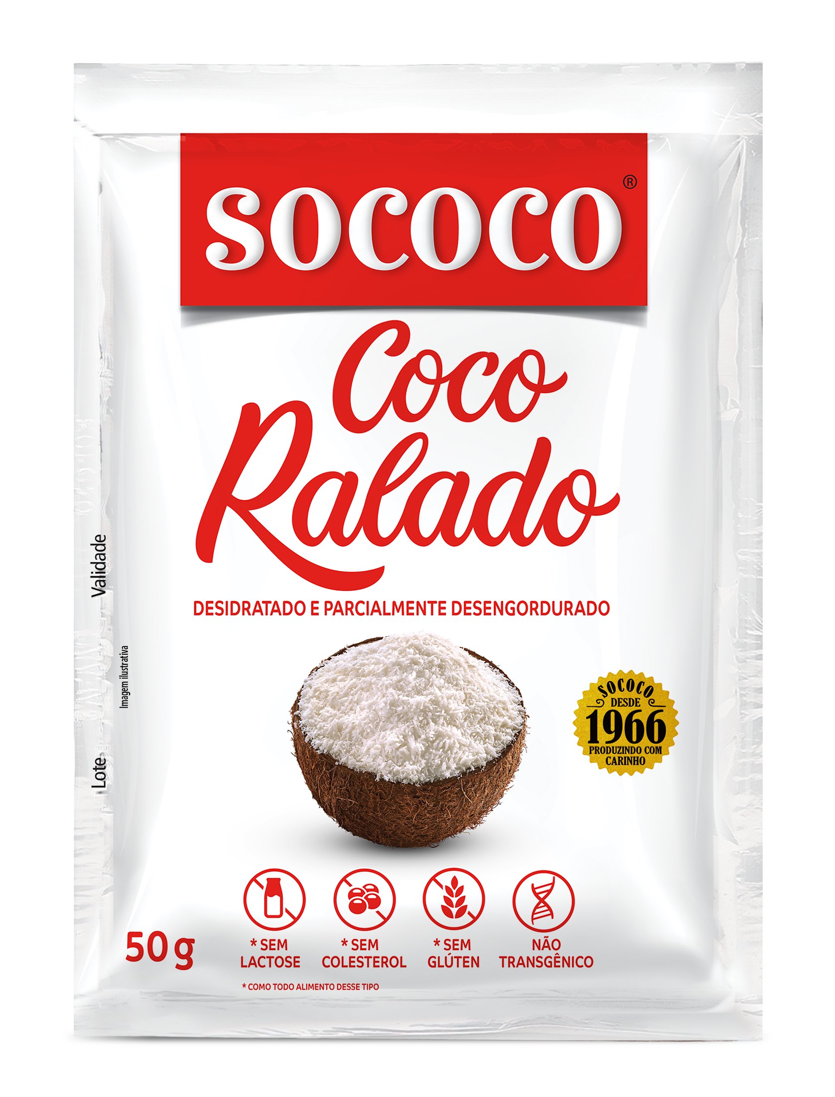 COCO RALADO SOCOCO 50G