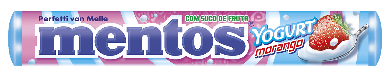 MENTOS STICK YOGURT E MORANGO 16X37,5G